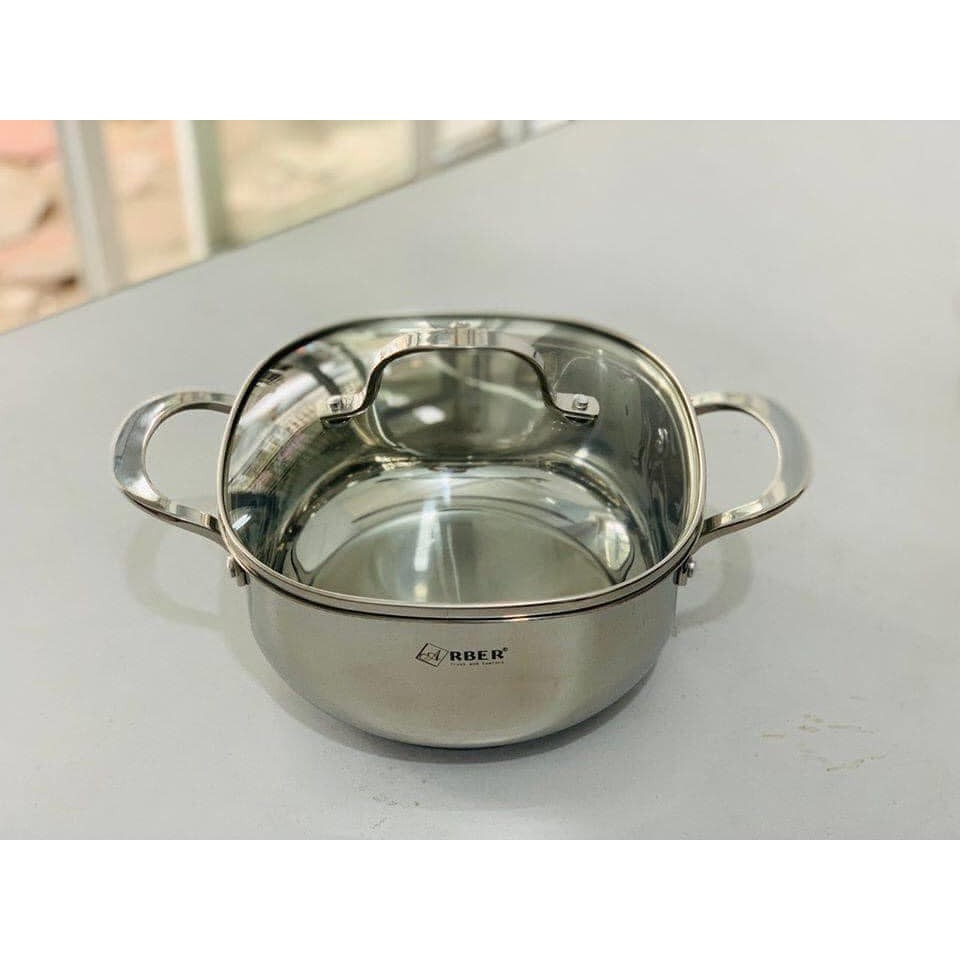 BỘ NỒI TỪ CHẢO 5 CHIẾC ARBER NATURAL QUARTZ