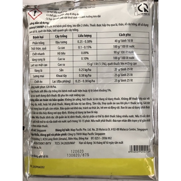 Mataxyl 500WP hàng xịn diệt nấm bệnh