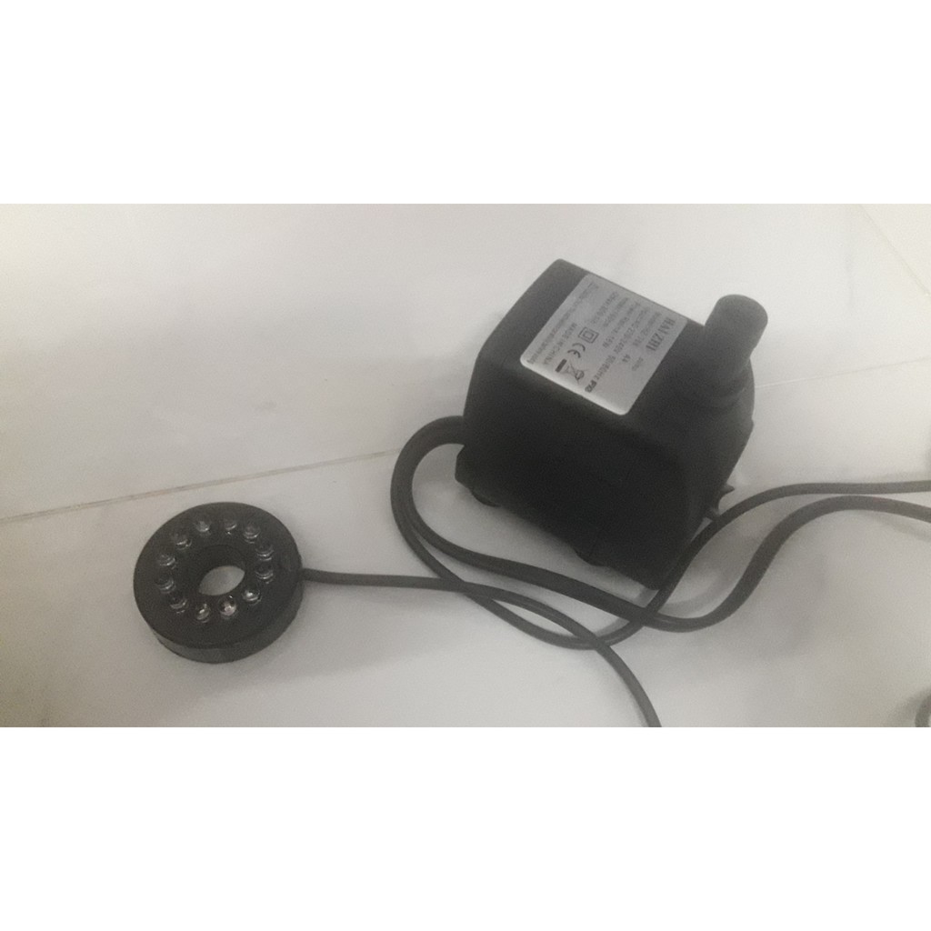 Máy Bơm Nước Chìm,Hồ Cá Hòn Non,Bộ Thác Nước có 12 đèn led đổi màu