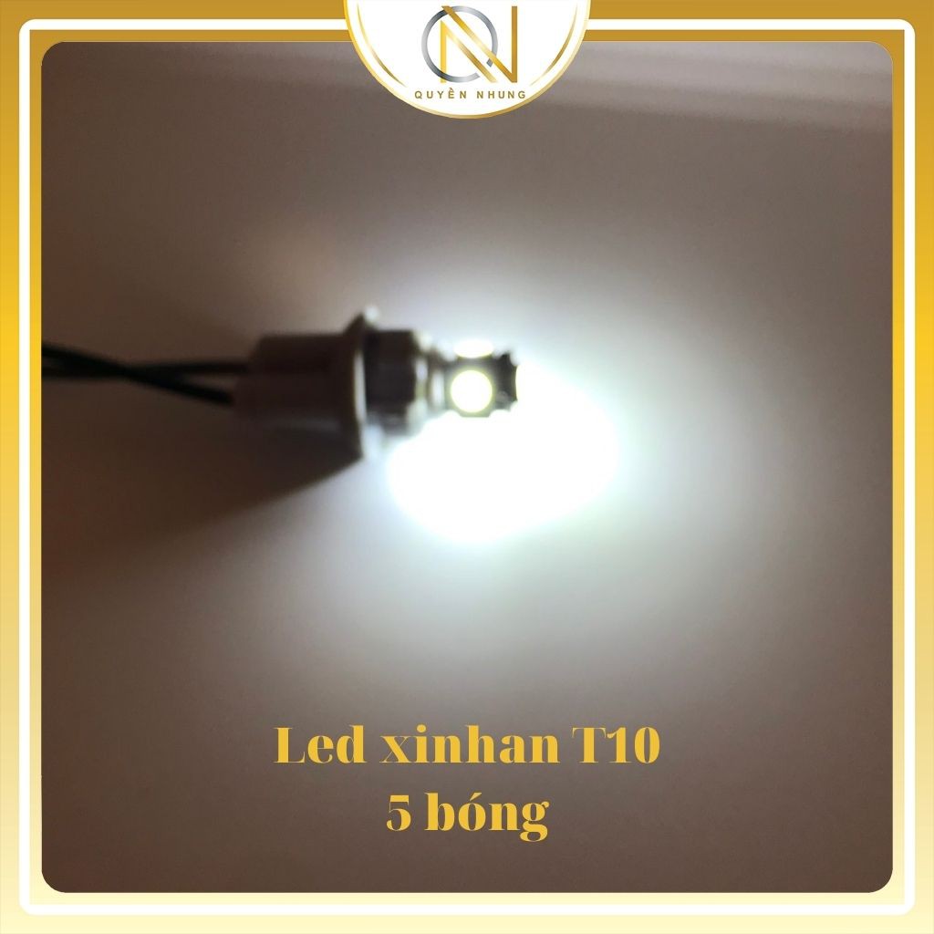 Bóng LED T10 Đèn Xi Nhan Bi Cầu ,Đèn Demi Xe Máy ôTô _ Giá 1 Bóng