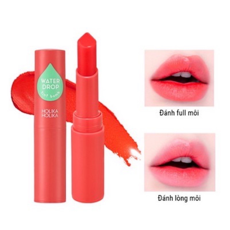 Son tint mát lạnh Holika Holika Water Drop Tint Bomb | BigBuy360 - bigbuy360.vn