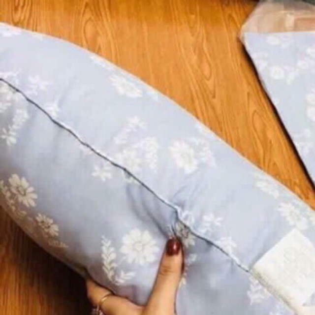 Ruột gối nằm, gối đầu lõi bông gòn kích thước 45cmx65cm có khóa kéo