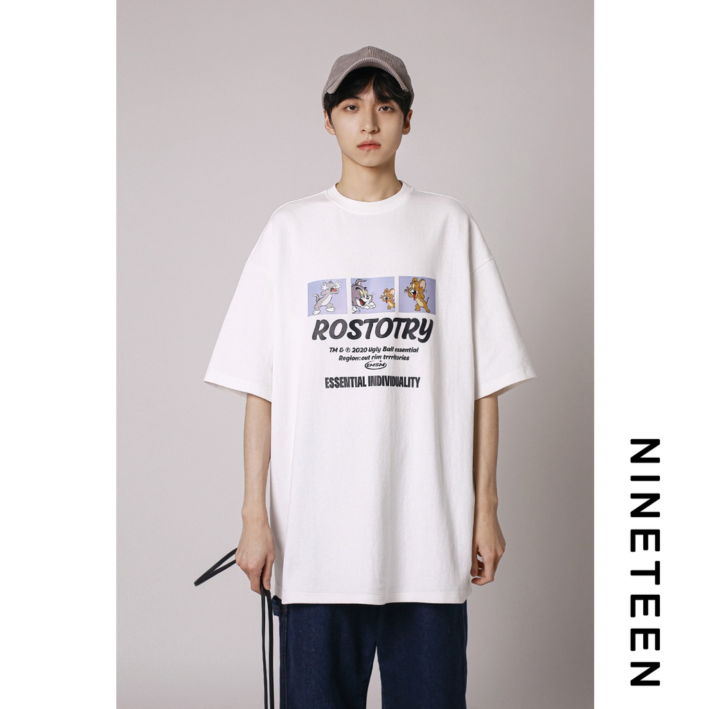 Áo Thun Tay Ngắn Dáng Rộng Phong Cách Năng Động Thời Trang Cho Nam Size S-8XL