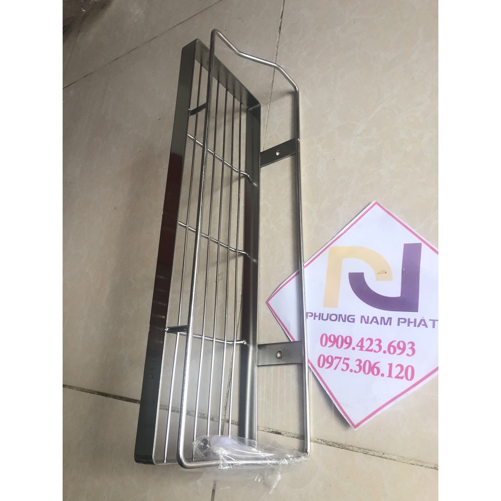 [tăm to hàng đặc] Kệ gia vị trong nhà bếp đựng gia vị muối mắm 1 tầng 100% INOX 304 HÀNG ĐẶT XƯỞNG KỆ THẲNG LƯỚI 1 TẦNG