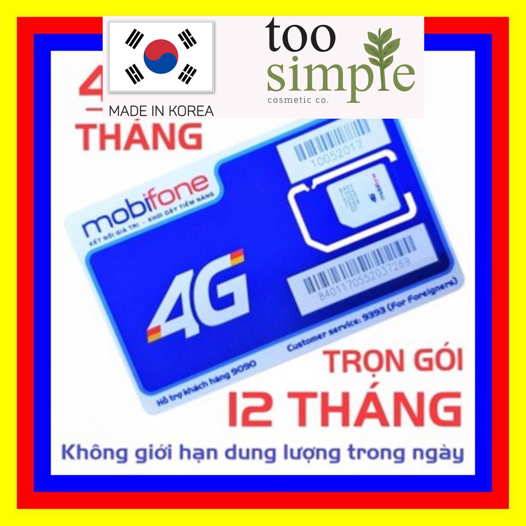 Sim 4G Mobifone trọn gói 1 năm không nạp tiền MDT250A và MDT135A/F250