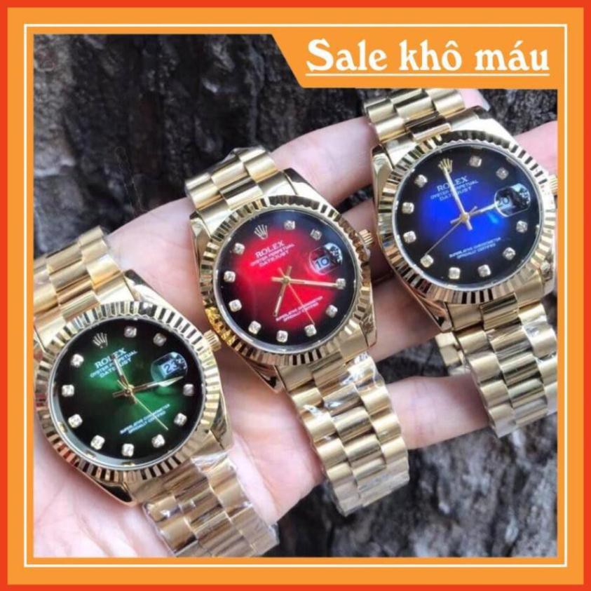 [Free Sip]  [Siêu Phẩm]  Đồng Nam Rolex156 dây đặc nguyên khối, mạ không rỉ, dây full vàng