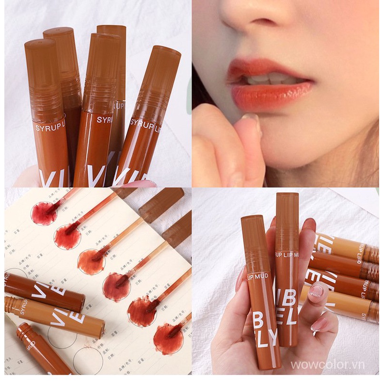 [Hàng mới về] Son kem VIBELY 2.2g trang điểm lâu trôi chống thấm nước thời trang