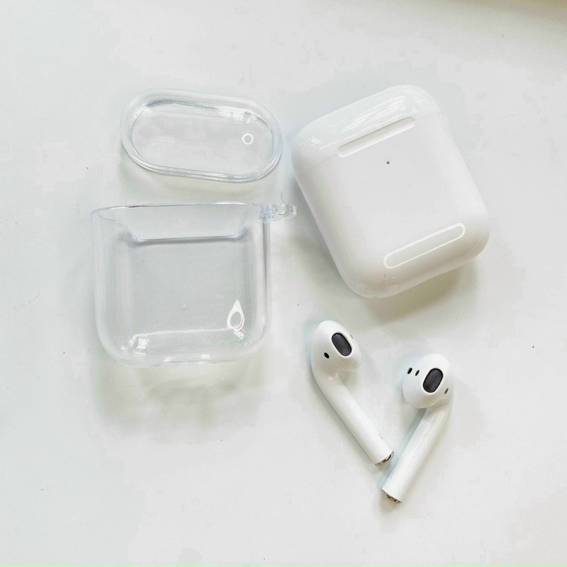 ốp silicon trong suốt tai nghe alpob 1/2 alpob pro loại dày tăngj kèm móc khoá