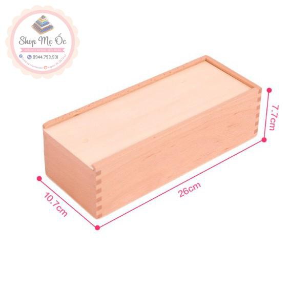 Giáo cụ Montessori - Tấm trọng lượng (Bộ học cảm nhận nặng nhẹ)