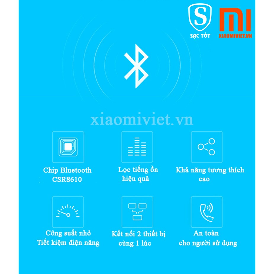 🔝 Tai nghe bluetooth Xiaomi Youth version 2 | BH 7 ngày 💛 💛 💛 [ 💯 HÀNG CHÍNH HÃNG]