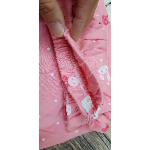 Bộ bầu lửng và sau sinh cotton Mẫu lật vạt thuận tiện cho bé ti