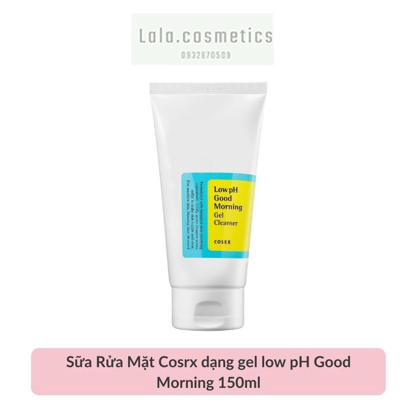 Sữa Rửa Mặt Cosrx Low pH Good Morning Gel Cleanser 150ml Chính Hãng