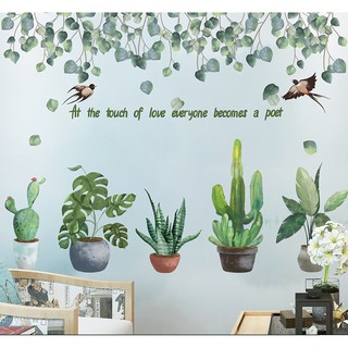 Decal giấy dán tường [MẪU MỚI] Decan Hoa hồng leo