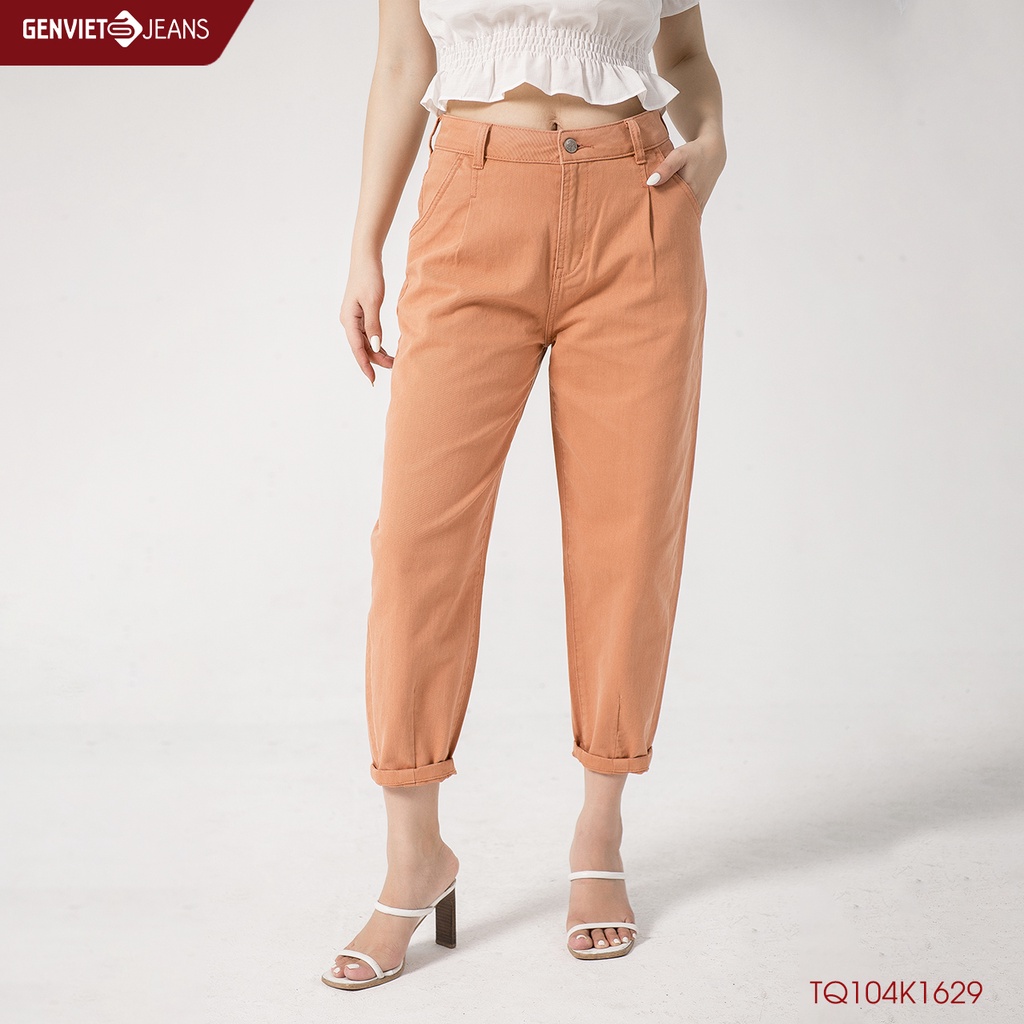 Quần Dài Kaki Nữ Col Thụng GENVIET TQ104K1629