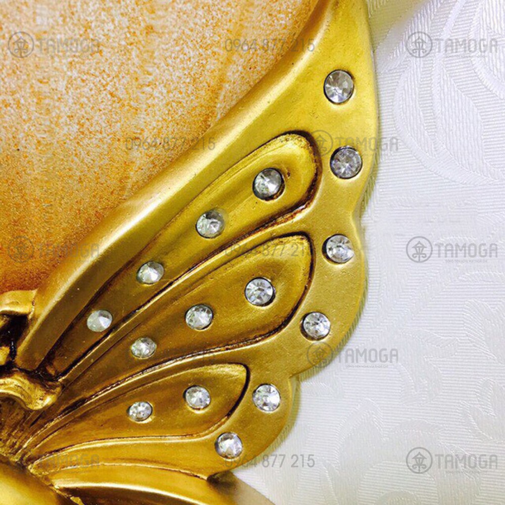 Đèn tường trang trí, đèn trang trí phòng khách DGT 6204+ Tặng kèm bóng led AS Vàng