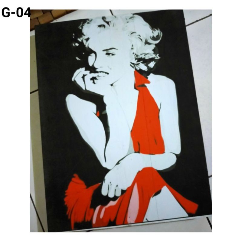 Phụ Kiện Lukisan Vector Marilyn Monroe
