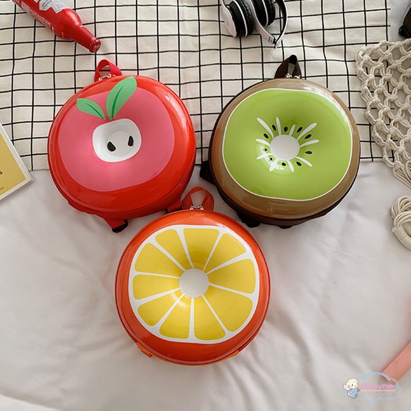 Ba Lô Đi Học Vỏ Cứng Hình Quả Trứng Hoạt Hình Dễ Thương Cho Bé Mẫu Giáo