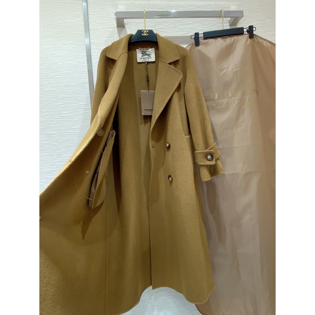 Áo khoác blazer nữ dáng dài thời trang cao cấp Burberry BBR phong cách thời thượng