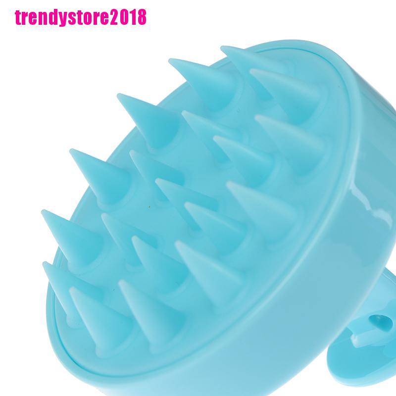 1 Bàn Chải Silicone massage Da Đầu Khi Tắm