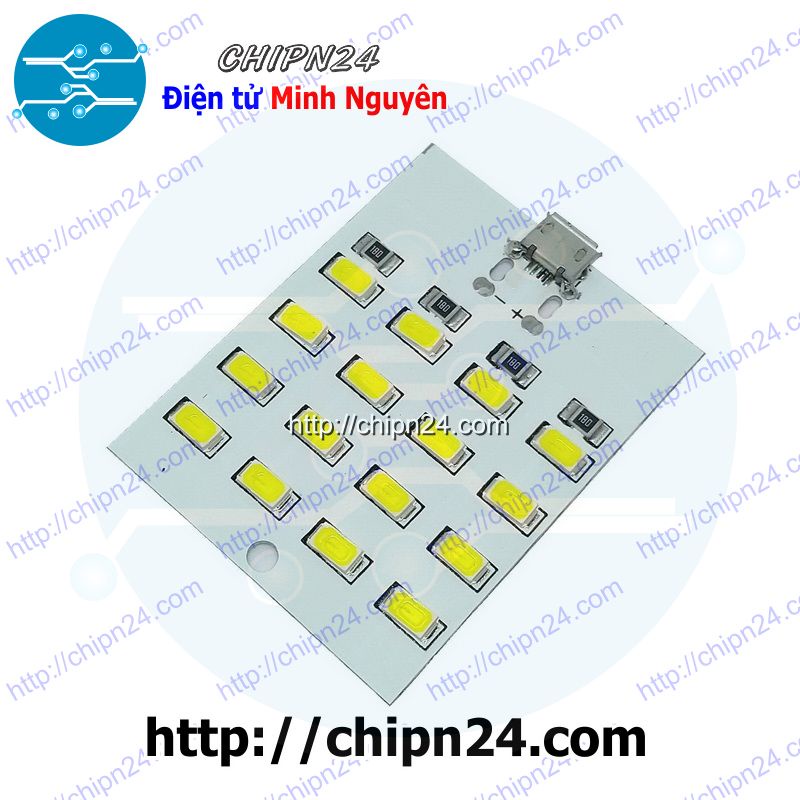 [1 pcs] (F119.7) Mạch 16 led siêu sáng USB 5V