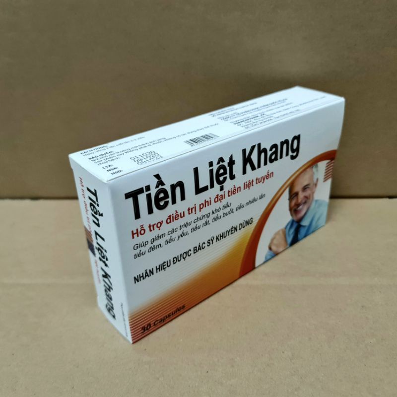 Tiền Liệt Khang hổ trợ giảm phì đại tiền liệt tuyến hiệu quả sản phẩm chính hãng hộp 30 viên