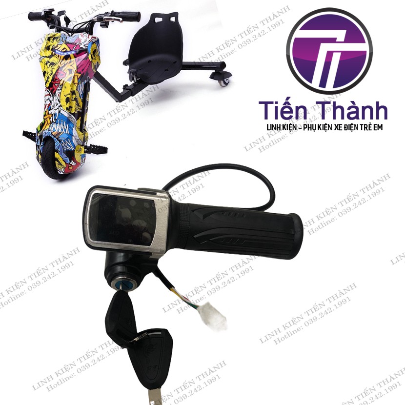 Tay Ga Xe Điện Drift 360 Độ , Xe Quay 360 Độ