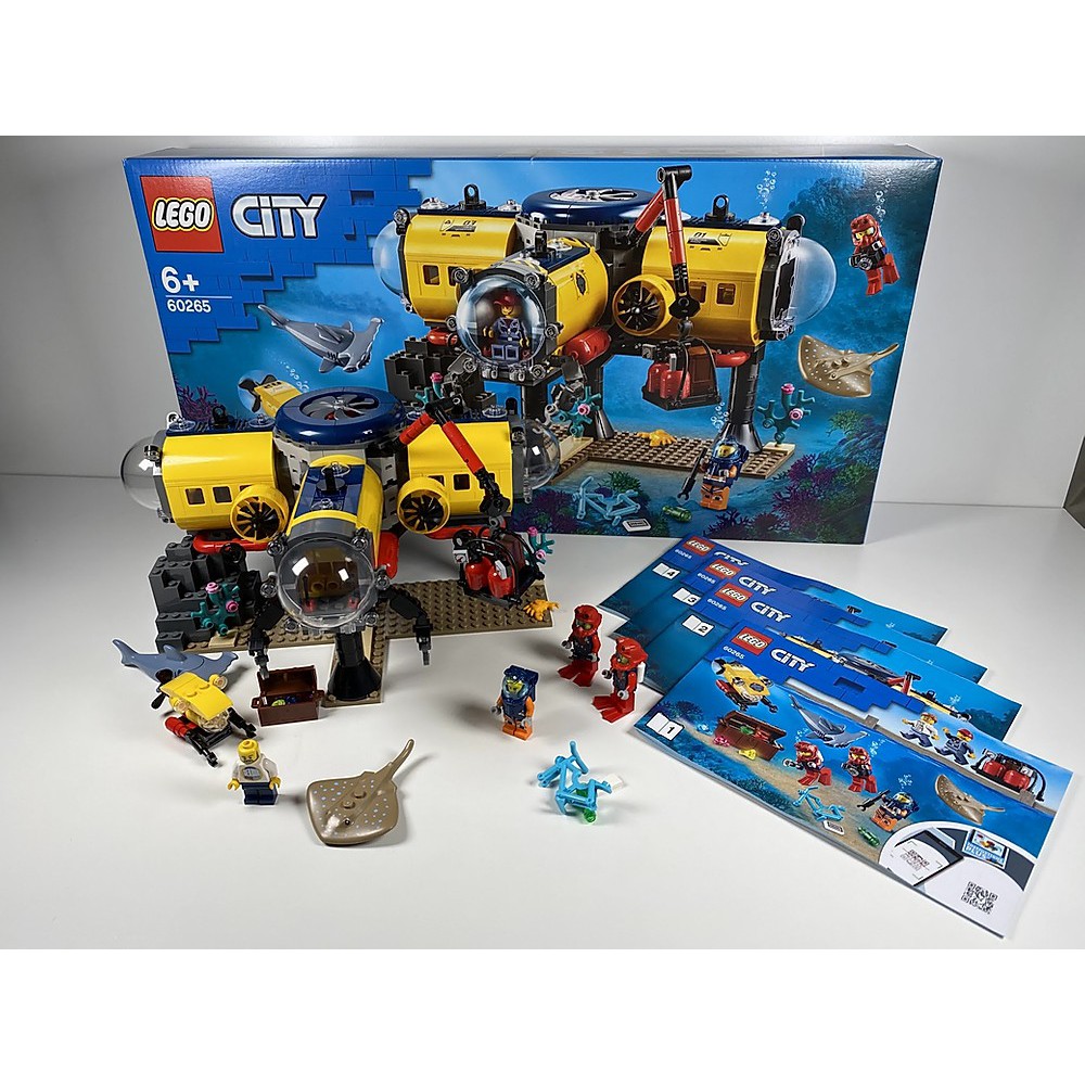 LEGO CITY CHÍNH HÃNG - TRẠM THĂM DÒ DƯỚI ĐẠI DƯƠNG SÂU THẲM - MÃ SP 60265