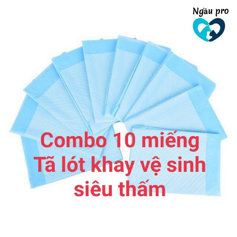 Tã lót khay vệ sinh chó mèo  Giấy tã lót sàn khay huấn luyện cho cún đi vệ sinh đúng chỗ siêu thấm hút