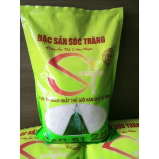 Gạo ST25 - Túi 5kg - Đặc sản Sóc Trăng - Cơm mềm dẻo, thơm.