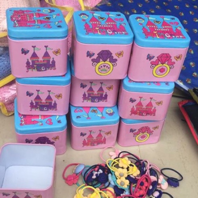 Hộp dây buộc tóc cho bé