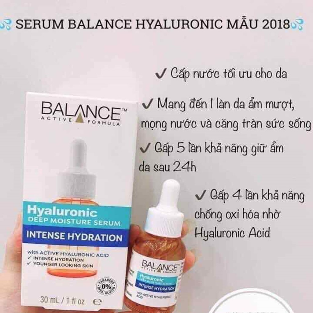 Tinh chất Dưỡng Da Balance Active Formula 30ml (Vitamin C/ Hyaluronic/ Snake/ Gold/ Dragon/ Niacinamide)