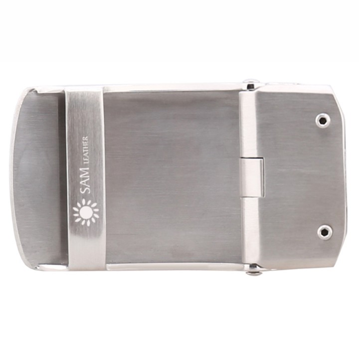Dây Thắt Lưng Nam Da Bò Cao Cấp - Dây Nịt Nam SFDN031B -Mặt Khóa Inox 316 Nguyên Khối & Da Bò,BH 12 Tháng
