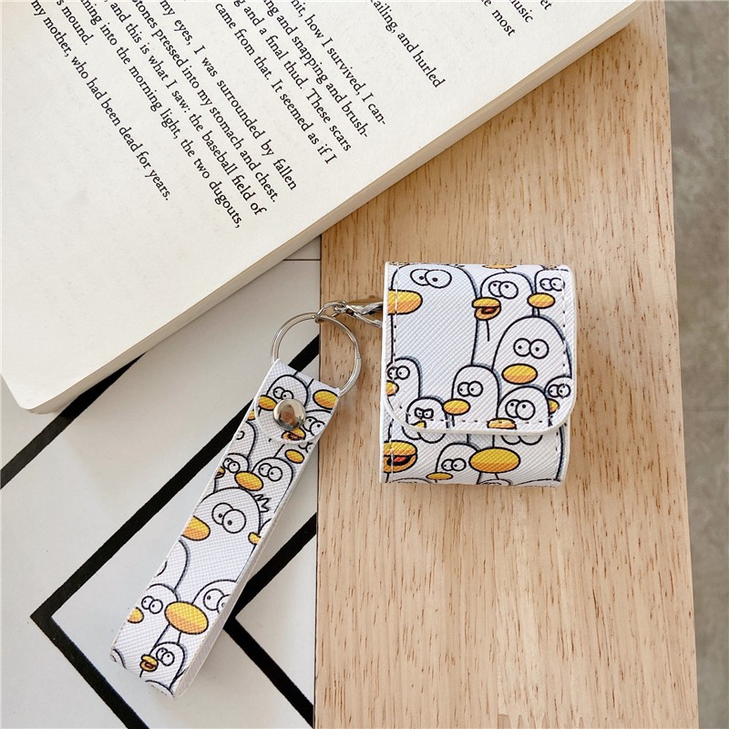 Vỏ bảo vệ hộp tai nghe không dây bằng TPU mềm hình hải âu có dây đeo cho iPhone AirPods Pro Airpods 1/2 | BigBuy360 - bigbuy360.vn