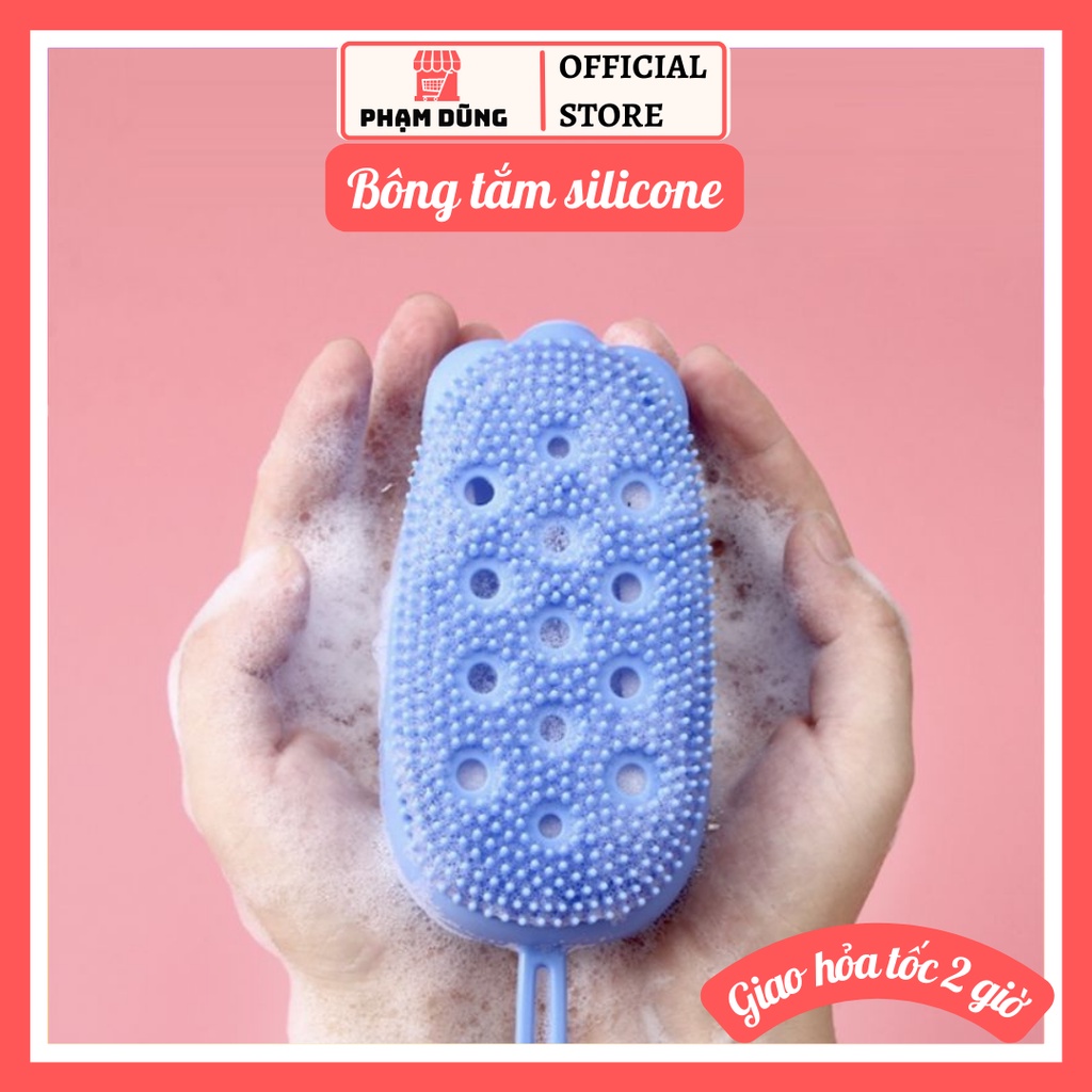 Bông tắm tạo bọt  massage hình chuột , bông tắm silicon tẩy tế bào chết