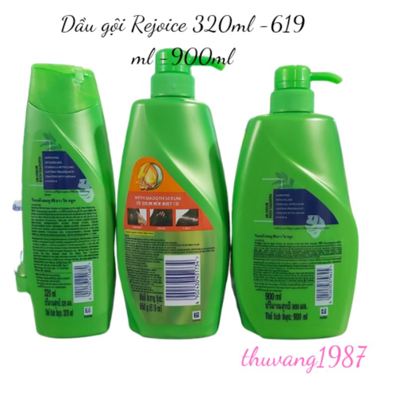 Dầu gội  Rejoice siêu mềm mượt 320ml -650g-900ml