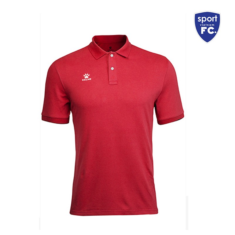 [CHÍNH HÃNG] ÁO POLO KELME MÀU ĐỎ - 2020