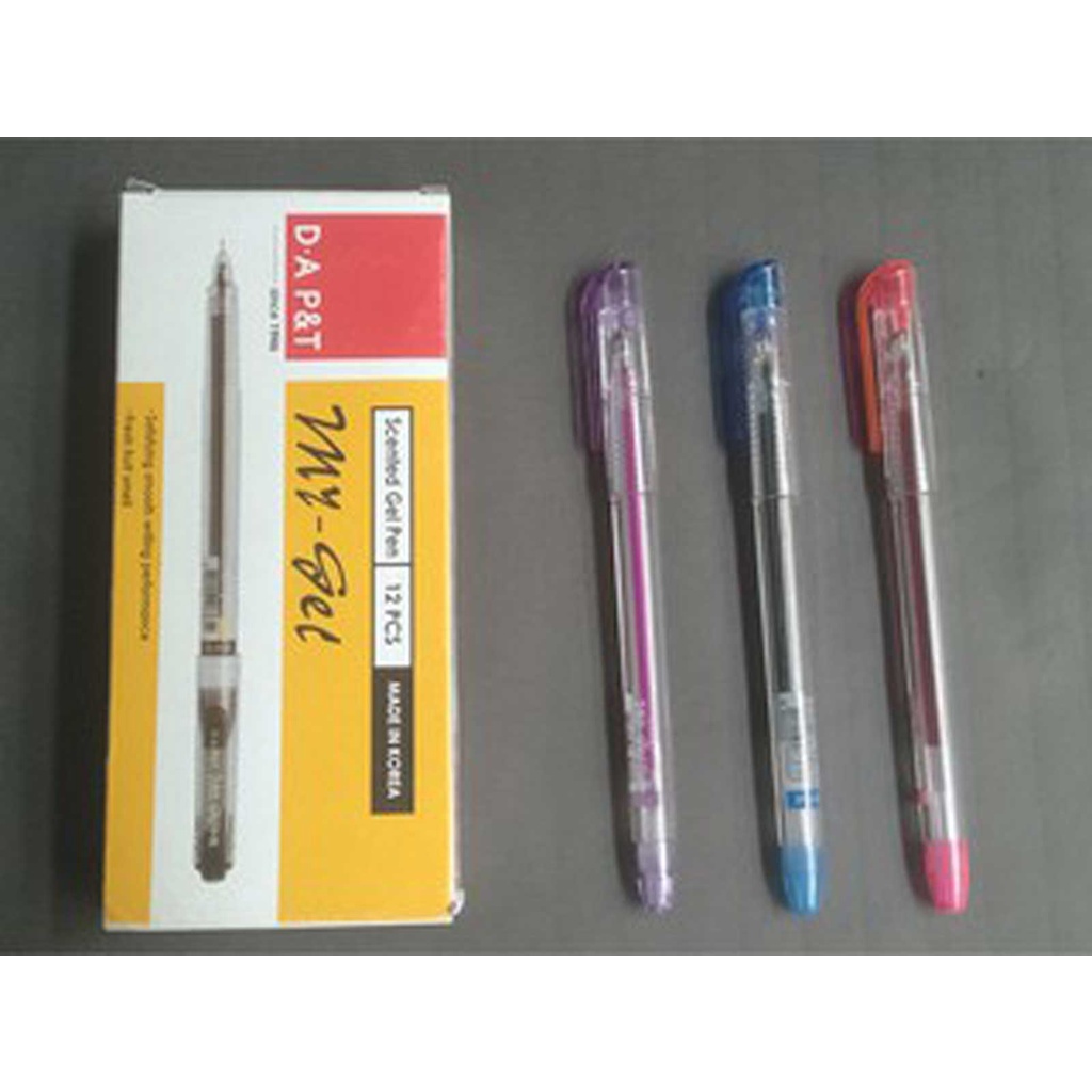 Hộp 12 cây bút viết nước Dong-A My Gel / MyGel 0.5mm (Sản xuất tại Hàn Quốc)