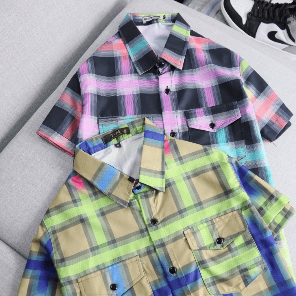 (HCM) ÁO SƠ MI NAM NGẮN TAY CARO CỰC HOT THỜI TRANG NAM GENZ HOT SOÁI CA CHO CÁC ANH EM KOKO MI FASHION