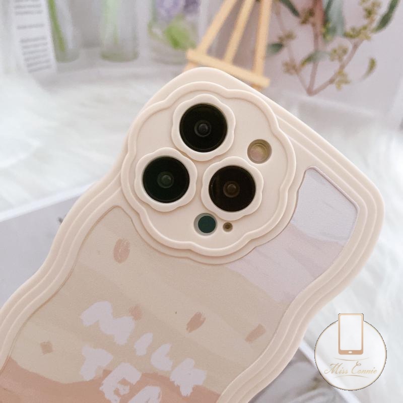 Ốp Điện Thoại Mềm Họa Tiết Trà Sữa Thời Trang Cho iPhone 7 Plus 8 Plus 11 12 13 Pro Max XR SE 2020 X XS Max 11Pro Max