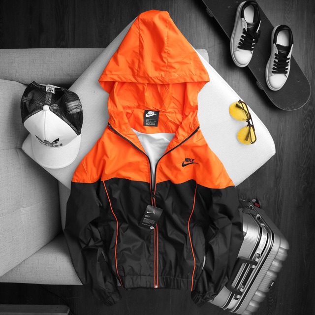 Áo khoác dù n! ke nam nữ dù 2 lớp form unisex