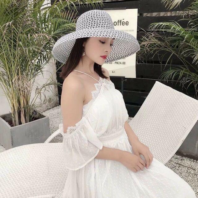 Mũ đi biển kiểu Chuông sang chảnh vành to hàng xịn