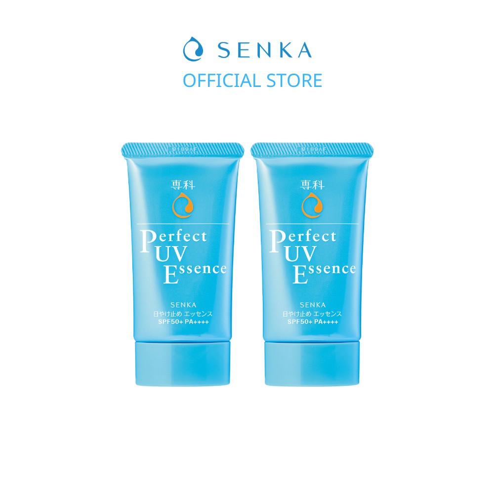 Bộ 02 Tinh chất chống nắng Senka Perfect UV Essence 50g