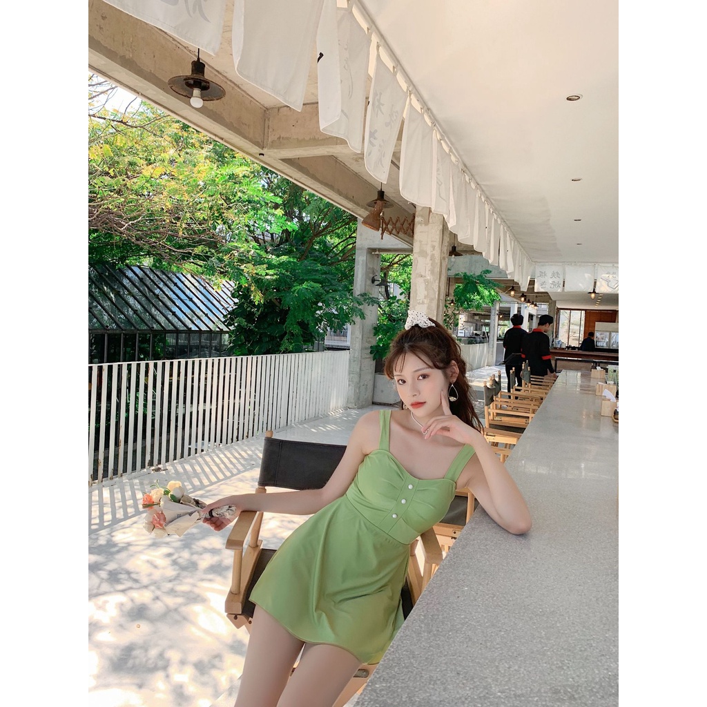 Đồ Bơi Một Mảnh Sát Nách Màu Xanh Lá Cho Phái Nữ | BigBuy360 - bigbuy360.vn