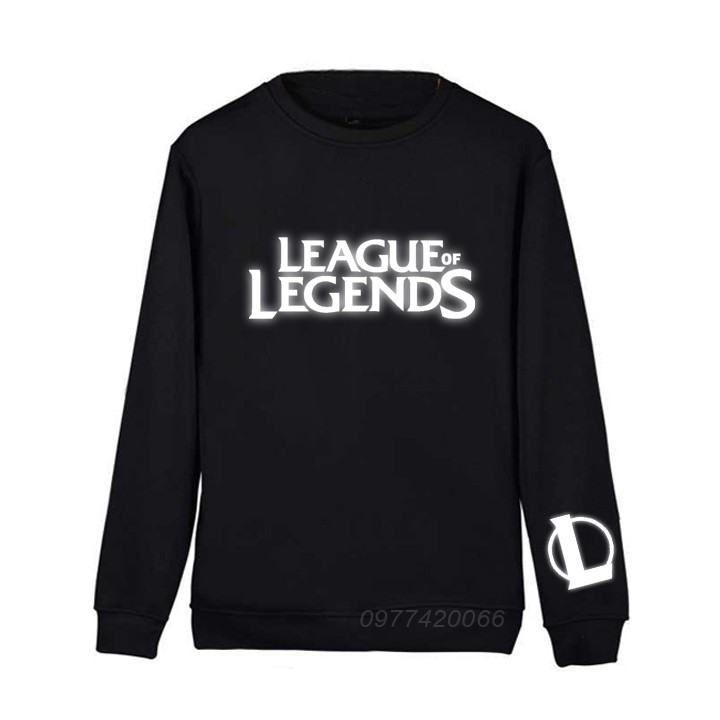 áo Liên Minh sweater phản quang, áo thu đông Liên Minh Huyền Thoại - loại đẹp