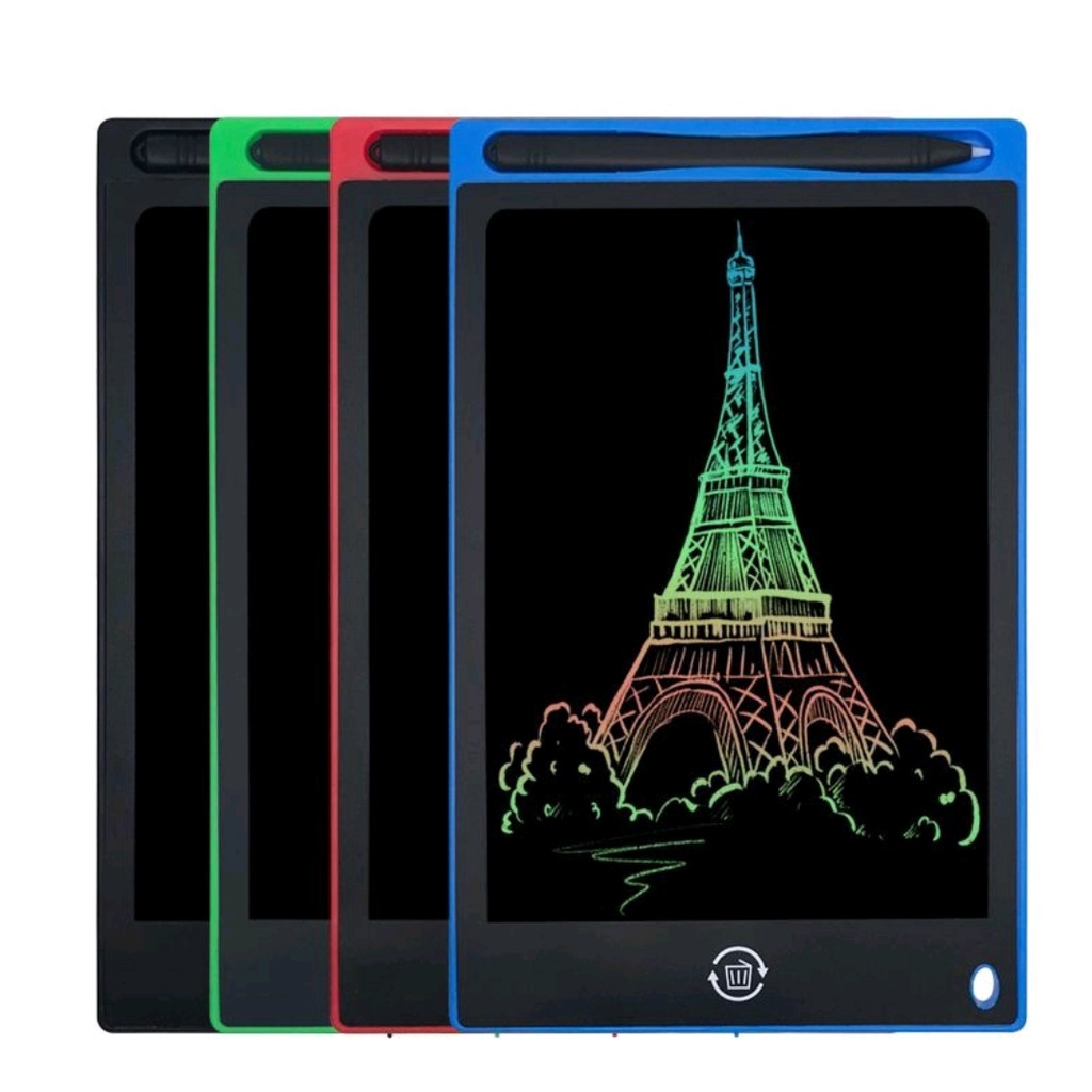 Bảng viết tự xoá, đồ chơi giáo dục bảng LCD tự xóa giúp trẻ tập vẽ, tập viết hiệu quả 8.5 Inch.