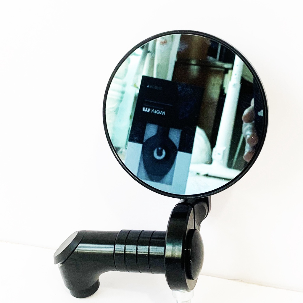 Gương Chiếu hậu mview moto gadget Kiểu Tròn- Mặt Kính Trắng