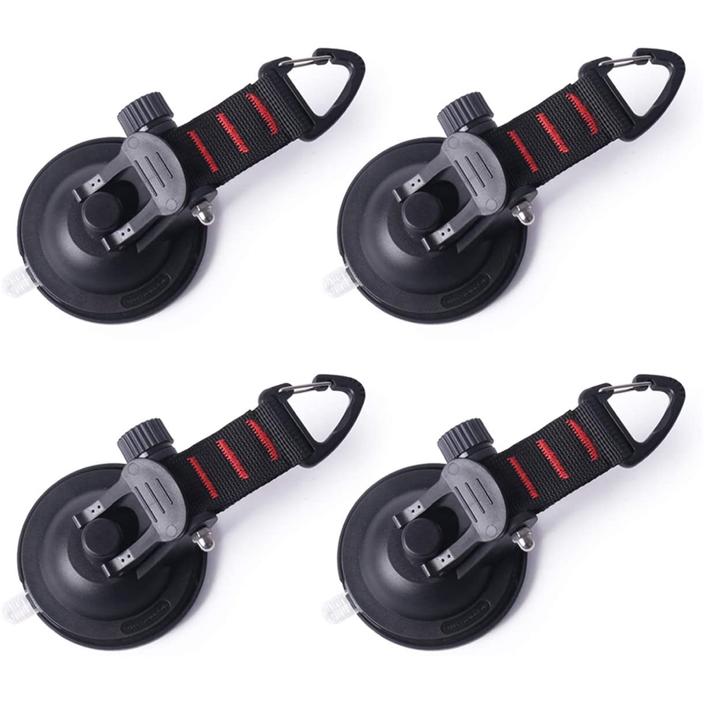 Set 2 / 4 Móc Hít Chân Không Dùng Cho Xe Tải / Tàu Thuyền / Cắm Trại