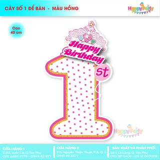 Cây số 1 để bàn