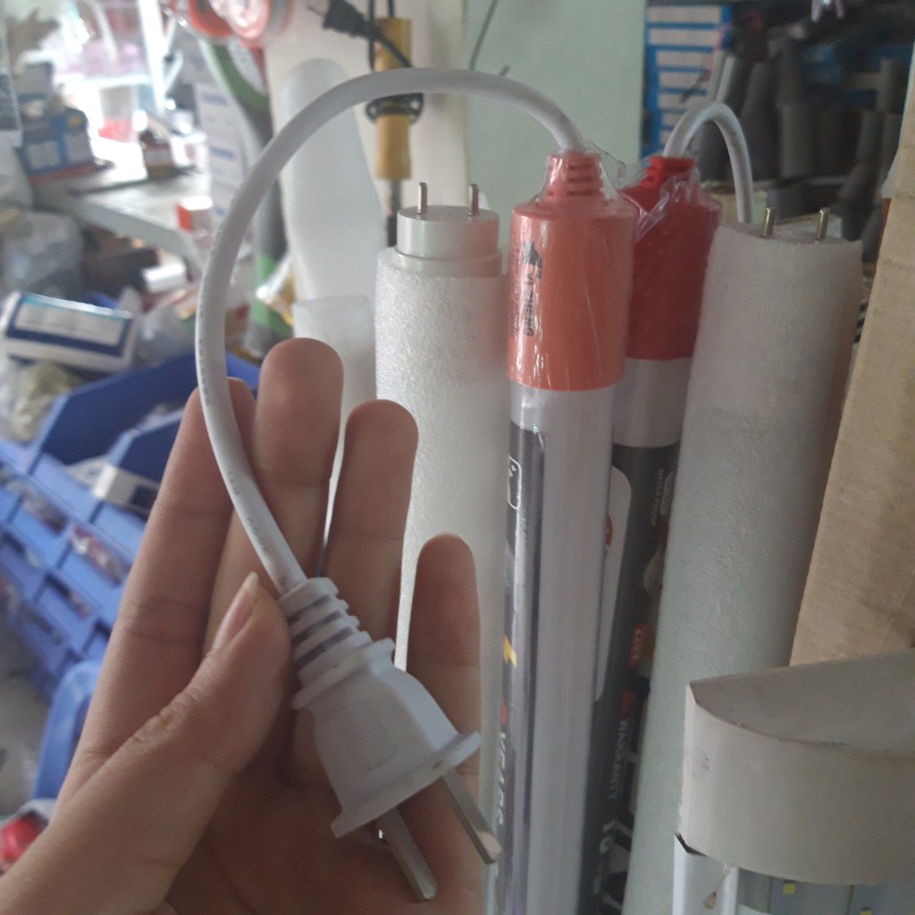 Đèn tuýp màu bóng led 1m2 nối dây 1m  kèm chân đế