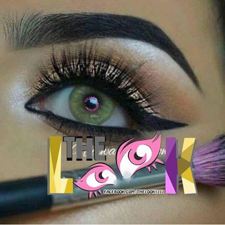 CONTACT LENS MÀU BROWN - NÂU VÀNG - SÁNG - ÁP TRÒNG - 0 ĐỘ
